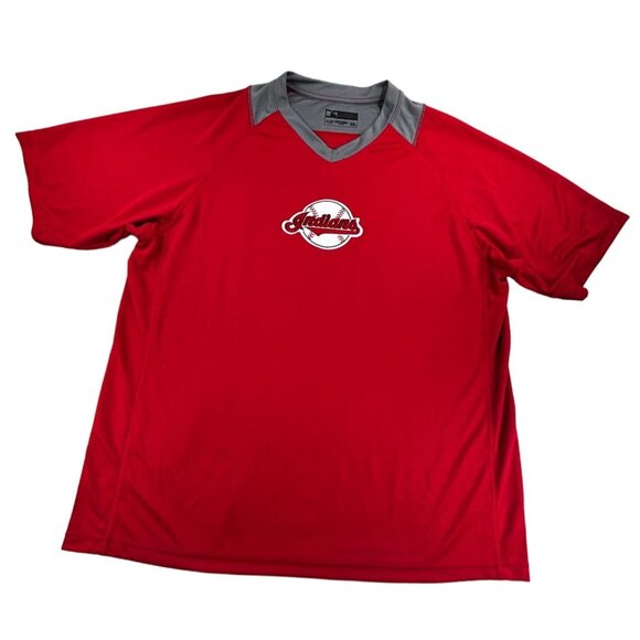 Cleveland Indians Polo Shirt Genuine Merchandise Red & Gray 2XL - Picture 1 of 8